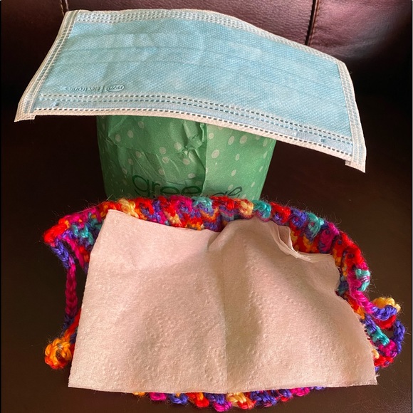 Hand-Knitted Face Mask - Picture 6 of 11